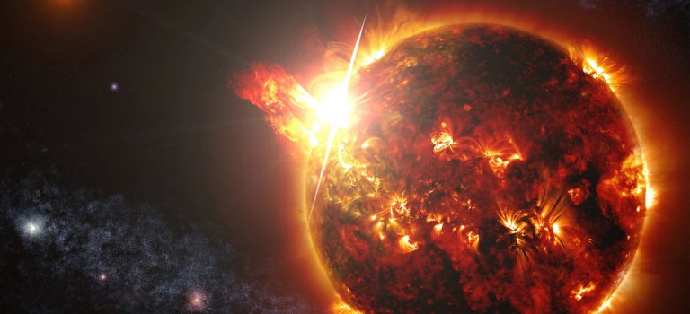 Přehled CCD a vizuálních pozorování – Listopad 2017 Eruptivní hvězda. Ilustrace: NASA.